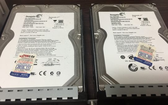 NAS의 HDD 고장